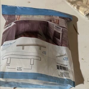 Brained Stainless steel Cabinet Pulls 10 pack new